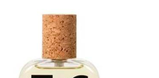 site-industries-cosmetiques A perfume bottle with a cork stopper, embodying a new concept of self-evident, sustainable luxury.