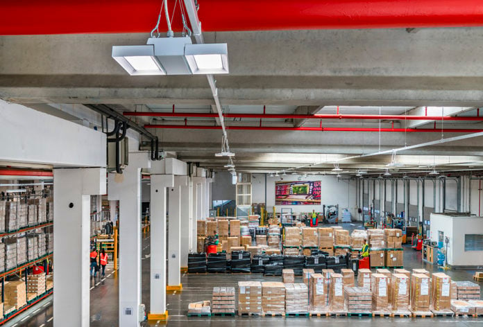 site-industries-cosmetiques New lighting for Yves Rocher's Breton storage site.