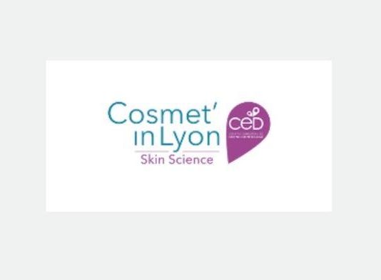 site-industries-cosmetiques 2021 年 5 月 20 日和 21 日在法国里昂举行的 Cosmet'in Lyon 皮肤科学日的标志。