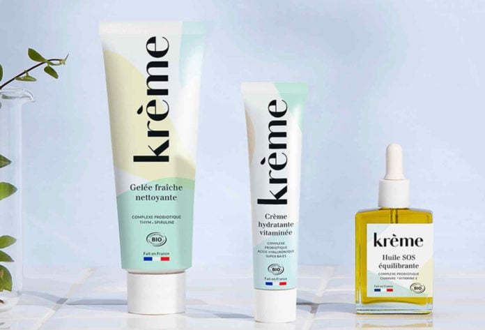 site-industries-cosmetiques Produits de soins de la peau Kreme et huile sur une table.