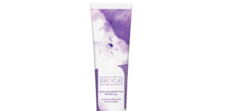 site-industries-cosmetiques A tube of violet oral care cream.