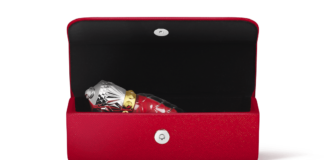 site-industries-cosmetiques A red gift box designed by Pure Trade for Louboutin lipstick.