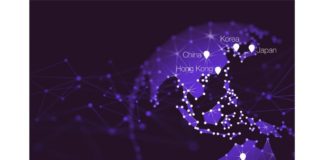 site-industries-cosmetiques Une carte du monde sur fond violet.