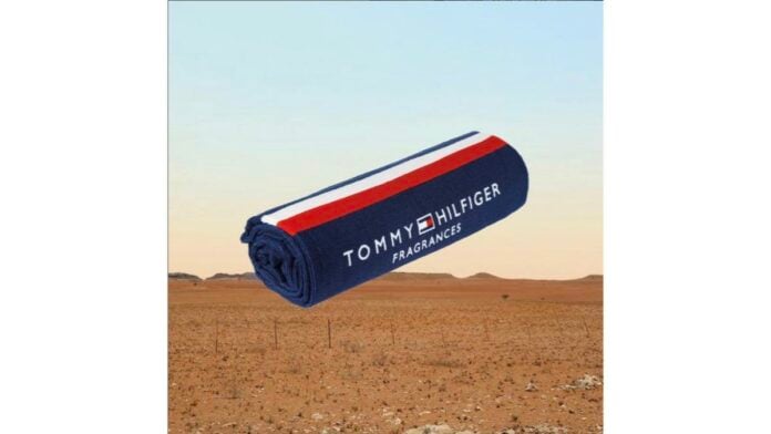 site-industries-cosmetiques Uma toalha Tommy Hilfiger no deserto serve de rascunho.