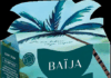 全新限量版化妆品套装:Baïja 的 Moana site-industries-cosmetiques 一个长方形包装盒,上面印有热带主题插图:棕榈树、海洋和鹦鹉。Moana de Baïja 化妆品套装包括两款护肤产品:沐浴露和限量版闪亮身体乳液。.