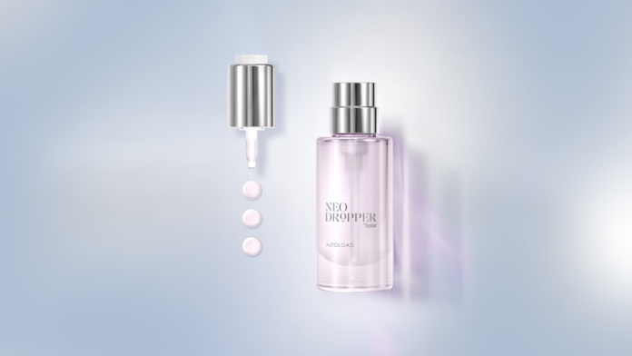 site-industries-cosmetiques Un flacon transparent étiqueté 