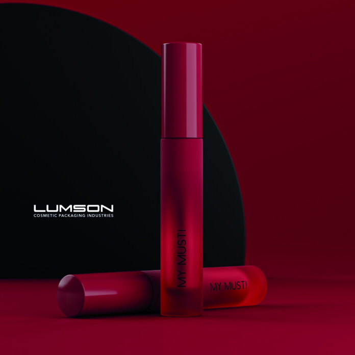 site-industries-cosmetiques Dois tubos de rímel vermelho elegante com a inscrição 
