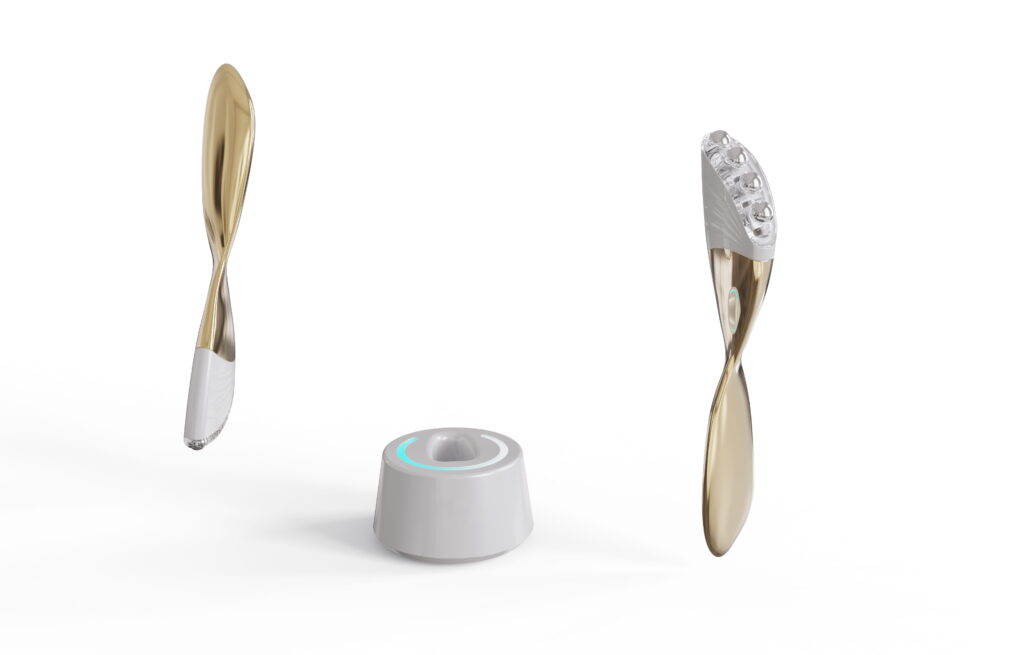 Nuon Medical pousse la formule dans l’applicateur 1 Contour Roller Applicator CNuon Medical- Packaging - Info produits