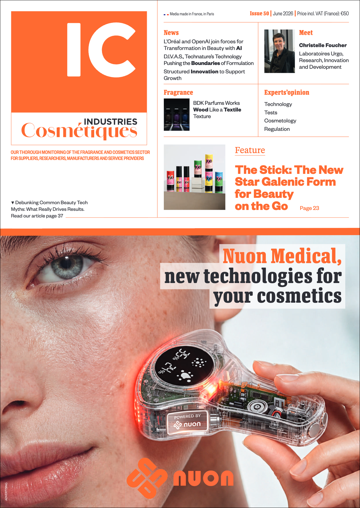 封面 Industries Cosmétiques 50